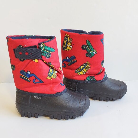 Tundra Youth/Little Kid Cold-Weather Winter Boots Snow Outdoor Boy Size 11 EUC - Picture 7 of 10